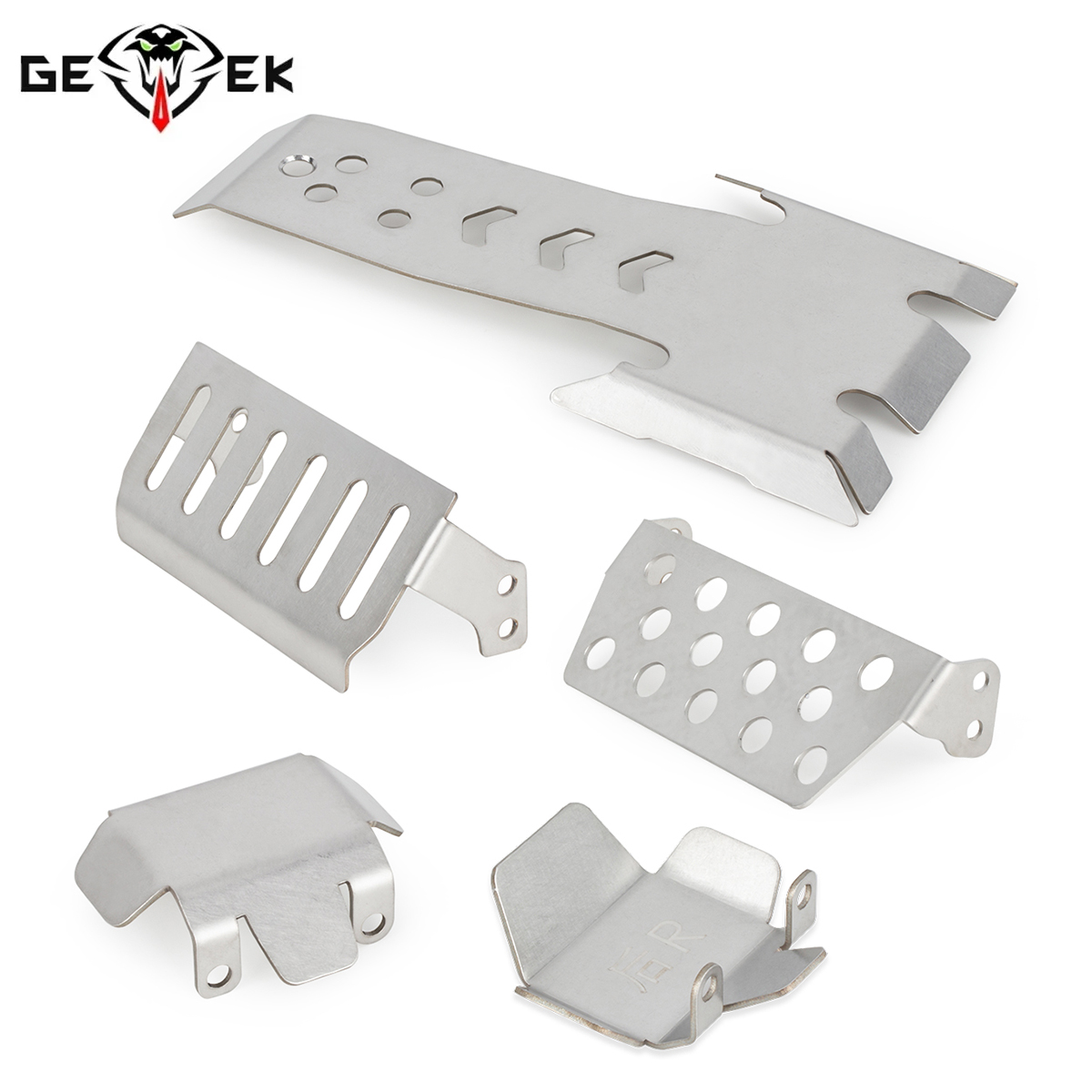 Rc Hobby Shops - Edelstahl-Achsenschutz Unterfahrschutz Chassis-Panzerung für 1/10 RC