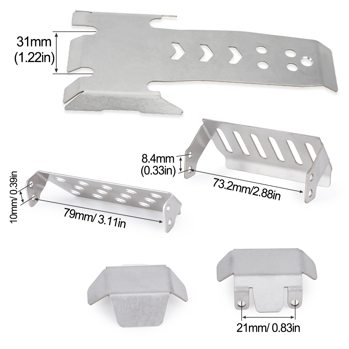 Edelstahl-Achsenschutz Unterfa – Rc Hobby Shops Bewertung und Preis