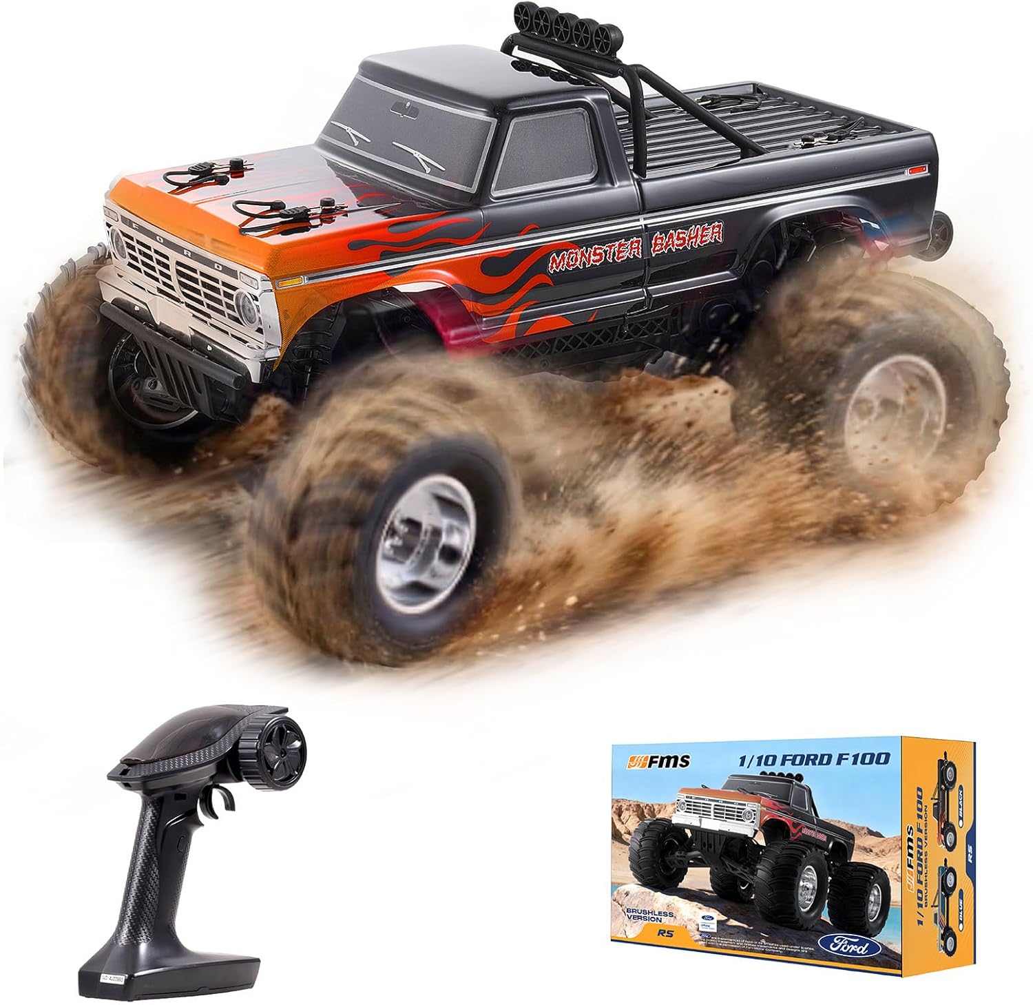 1/10 Ford F-100 Bürstenloser M – Rc Hobby Grade Monster Truck Bewertung und Preis
